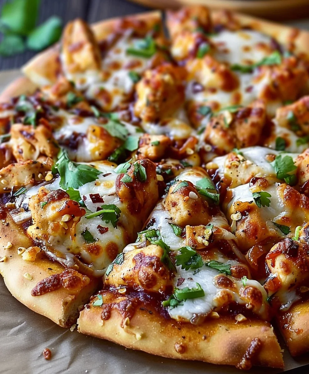 Chili Knoblauch Hähnchen Pizza: Die ultimative Geschmacksexplosion