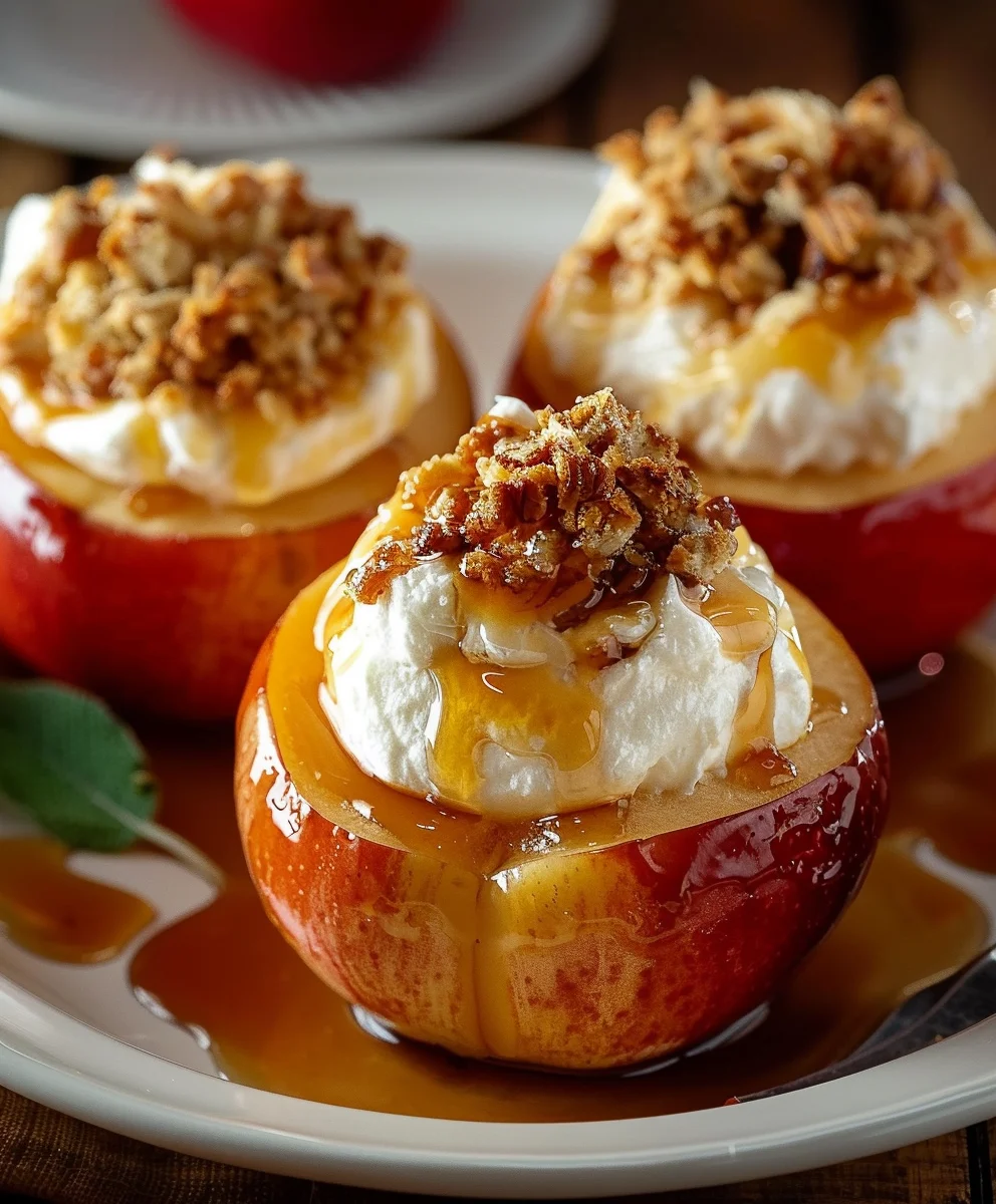 Himmlische Käsekuchen-Bratäpfel: Dein süßer Dessert-Traum!