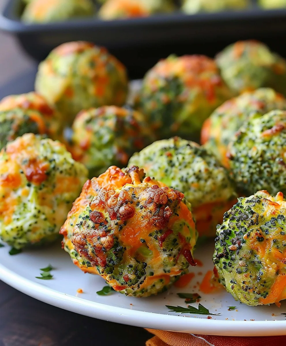 Leckere Gebackene Brokkoli Käsebällchen – Schnell & Gesund!
