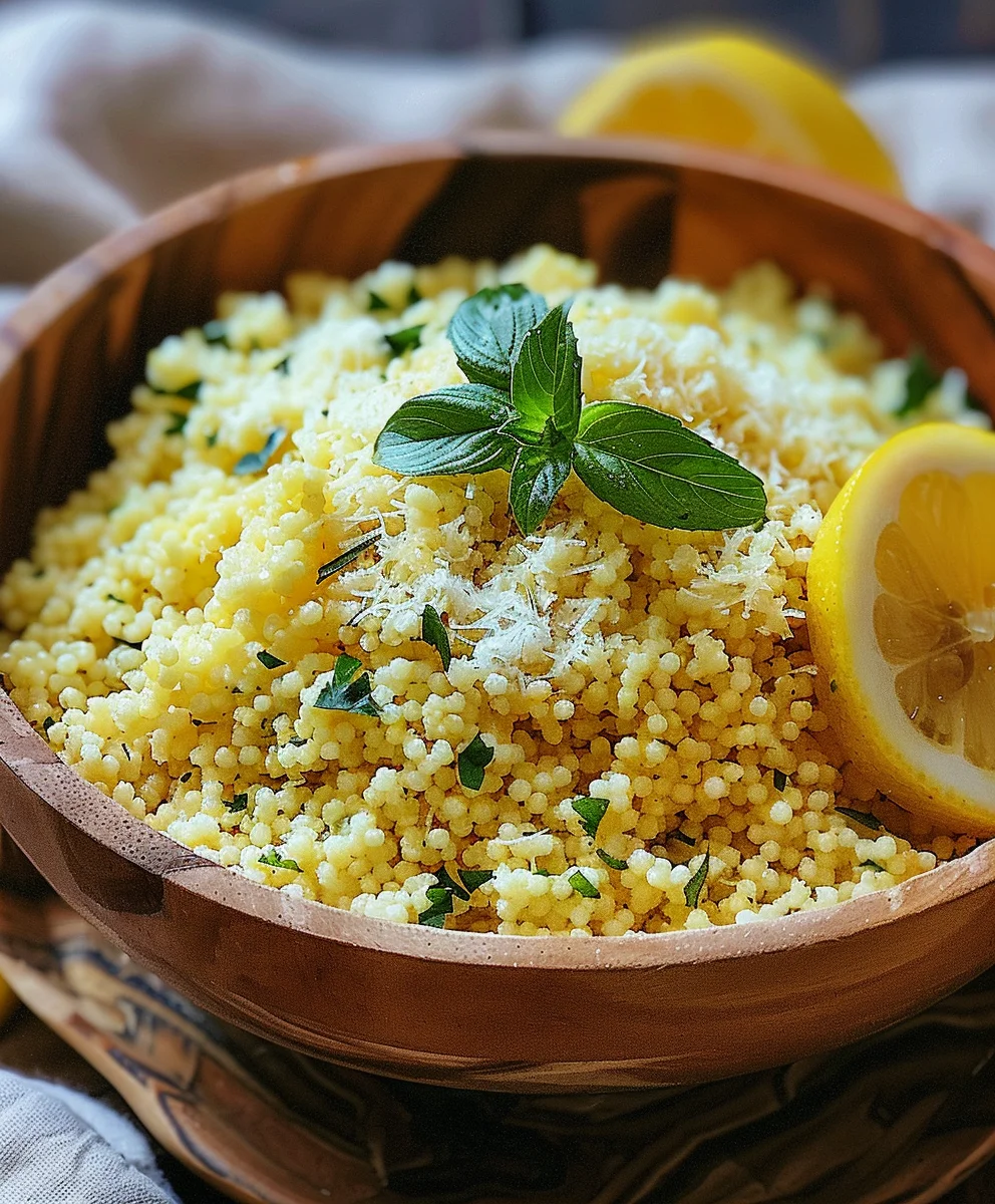 Lemon Parmesan Couscous: Schnell, lecker & einfach zubereitet!