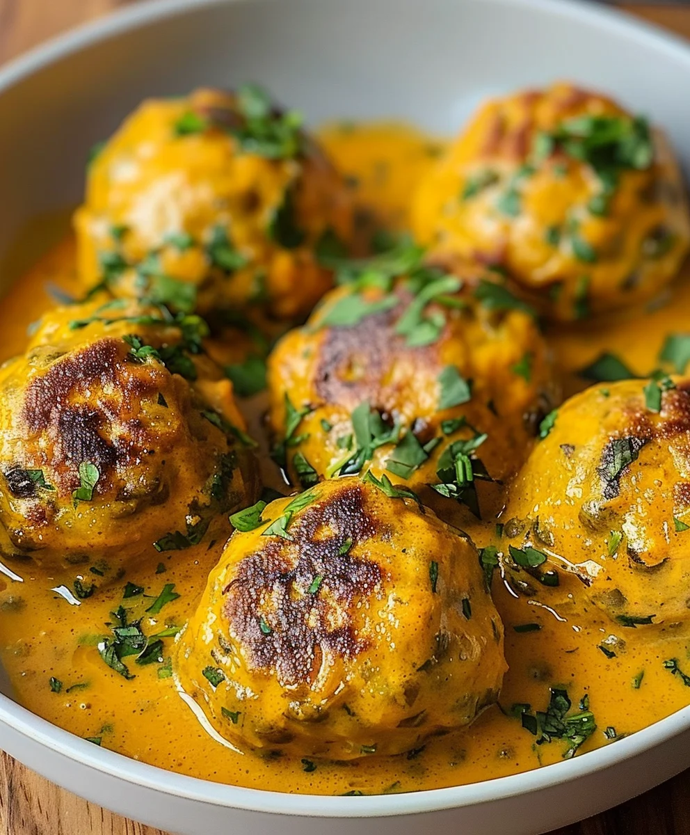 Vegane Linsenknödel in Curry-Sauce: Schnell & superlecker