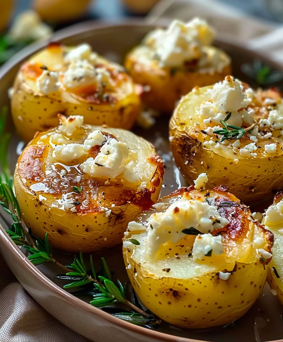 Gesunde Gebackene Feta Kartoffeln: Einfach & Lecker!