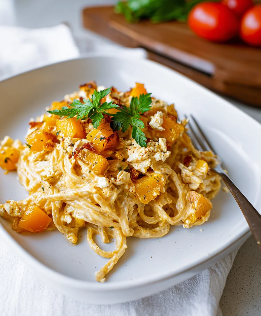 Kürbis Feta Pasta: Cremig, Würzig, Herbstlich Lecker!