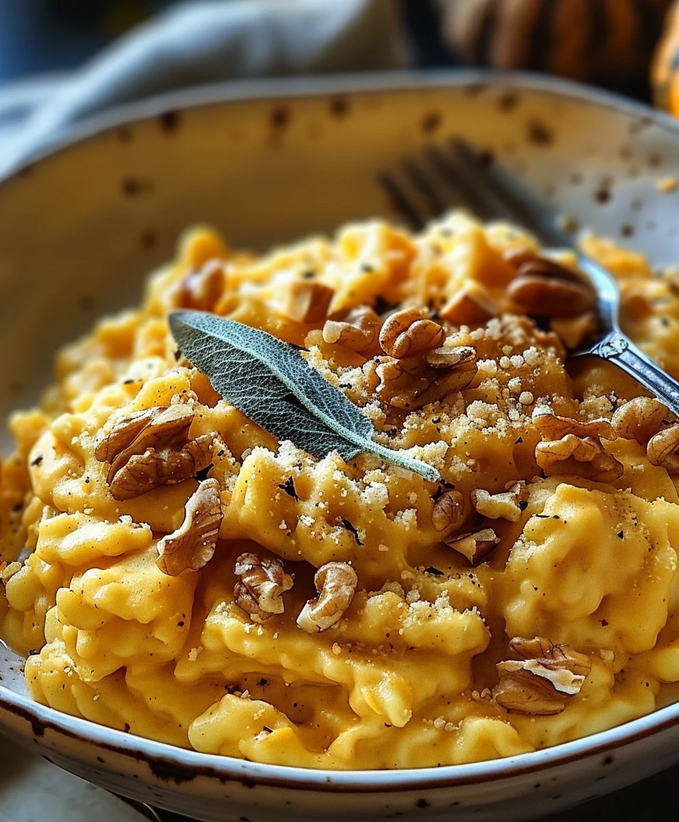 Kürbis Spätzle Walnuss Salbei – Herbstlicher Gaumenschmaus