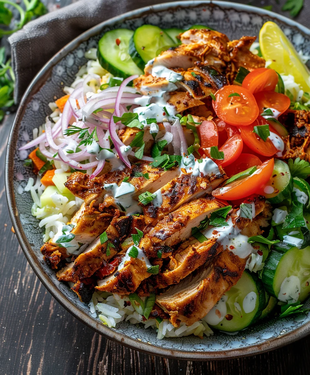 Authentische Hähnchen Shawarma Bowl – In Min. fertig!