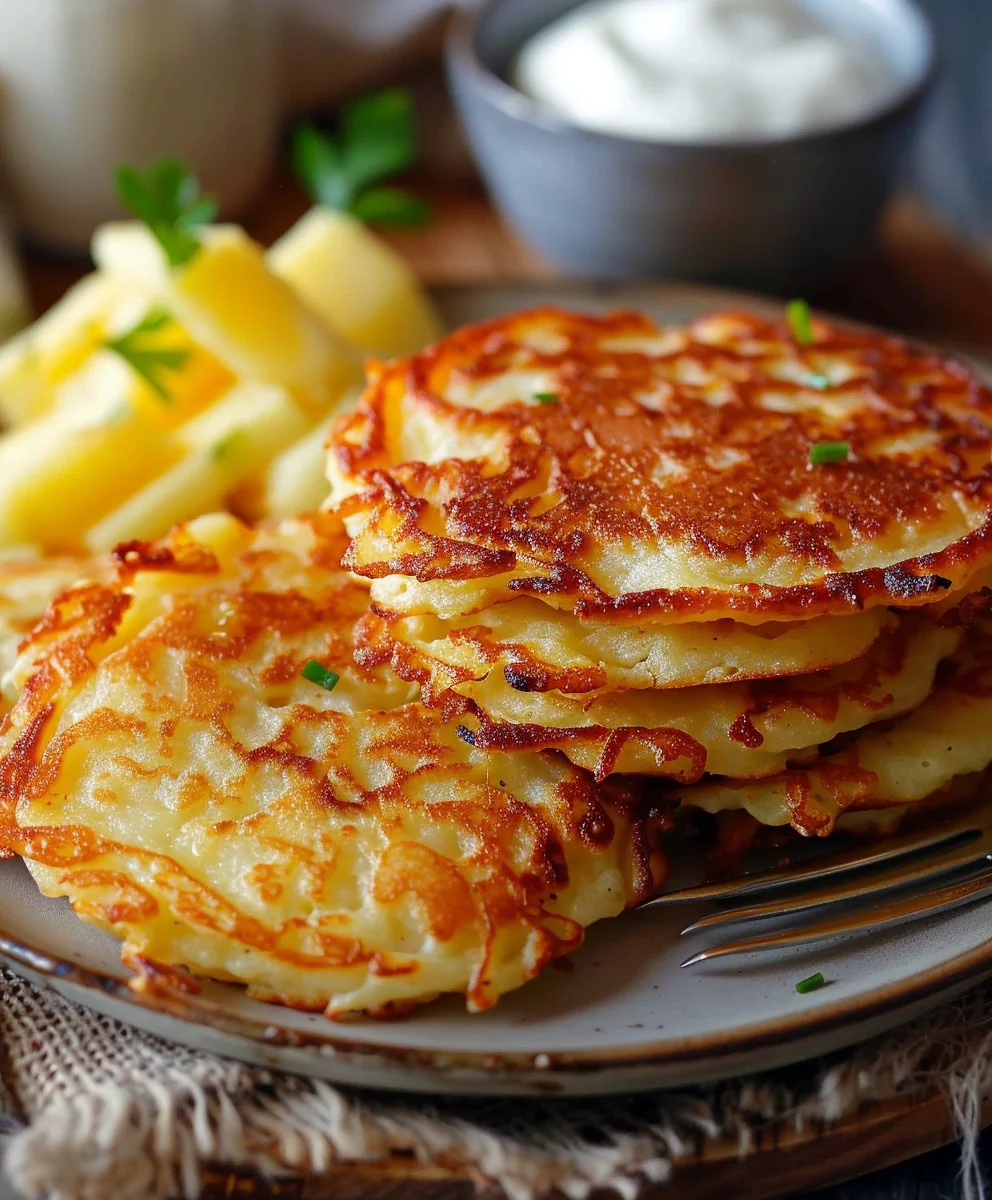 Perfekte Kartoffelpuffer: Golden, knusprig & unwiderstehlich