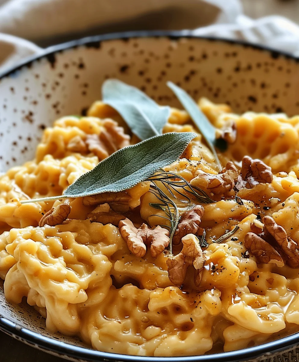 Kürbis Spätzle Walnuss Salbei – Herbstlicher Gaumenschmaus