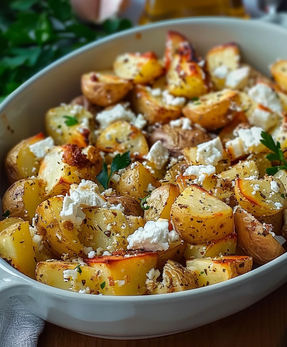 Gesund & Einfach: Gebackene Feta-Kartoffeln aus dem Ofen