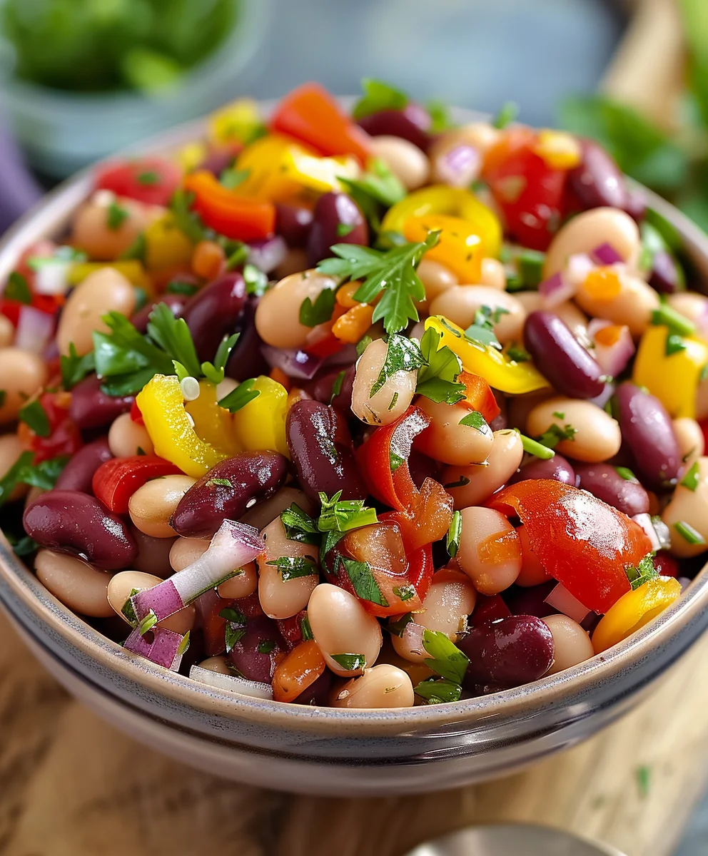 Bunter Bohnen Salat: Frisch, Knackig & Gesund für Diabetiker