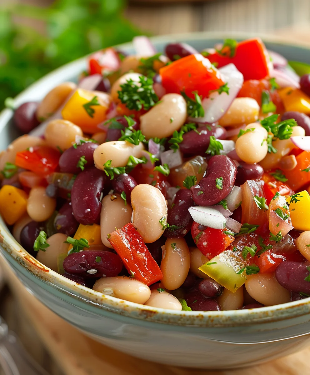 Bunter Bohnen Salat: Frisch, Knackig & Gesund für Diabetiker