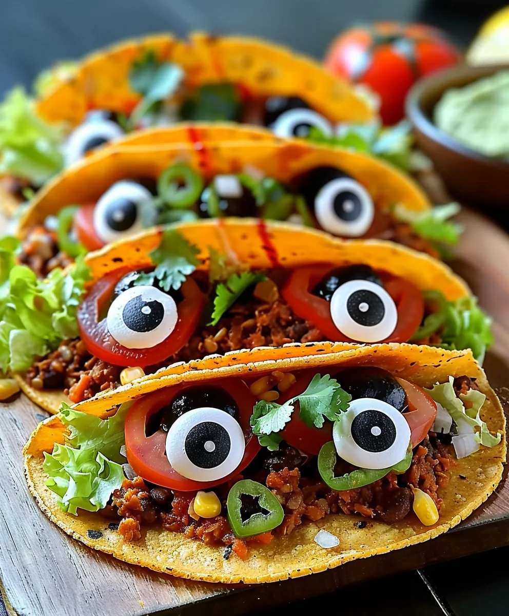 Gruselige Augapfel Tacos: Das Halloween-Rezept zum Fürchten!