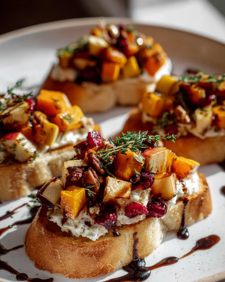 Fall Bruschetta: Aromatisch & einfach für gemütliche Herbsttage