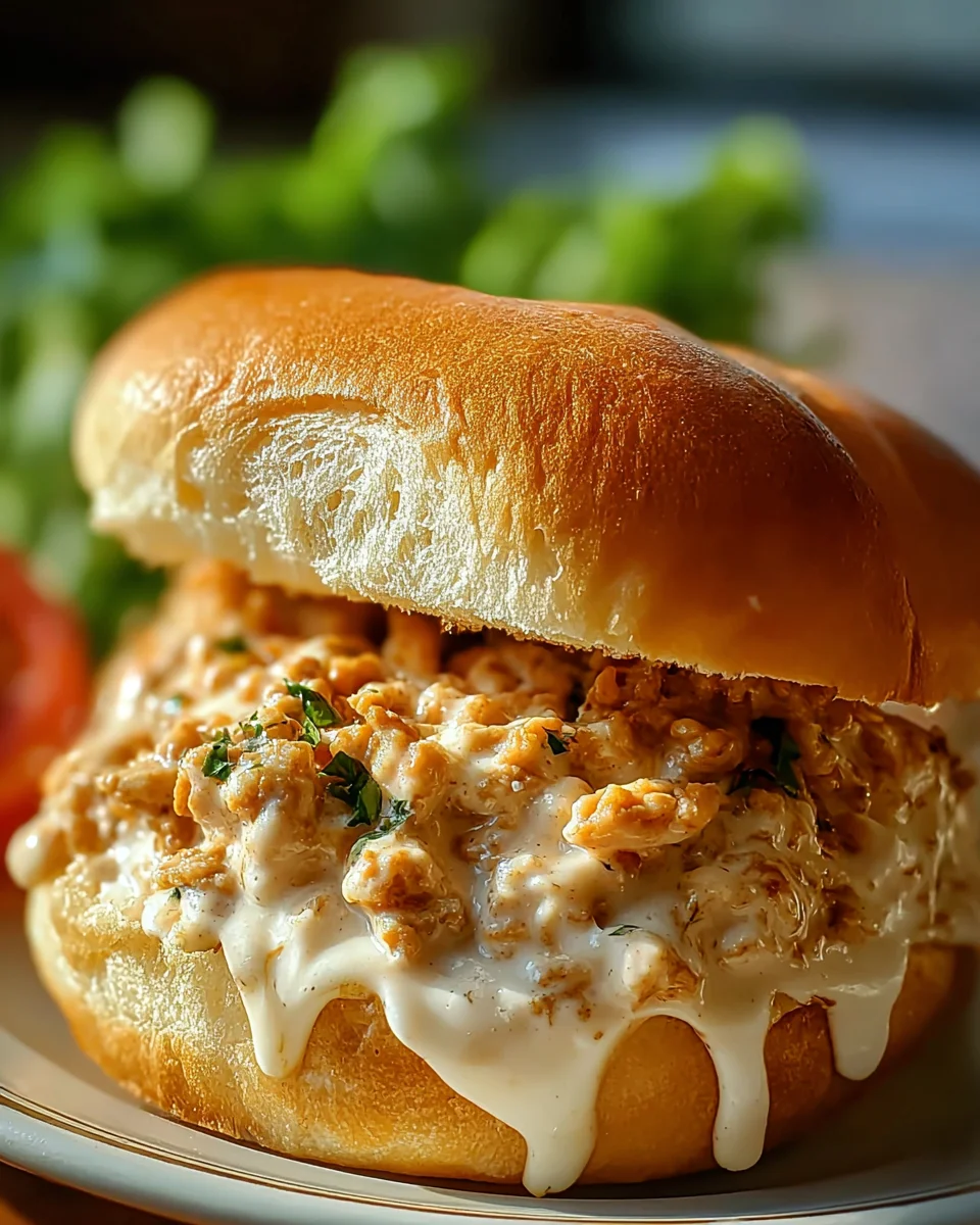 Cremige Chicken Alfredo Sloppy Joes – Schnell & Lecker!
