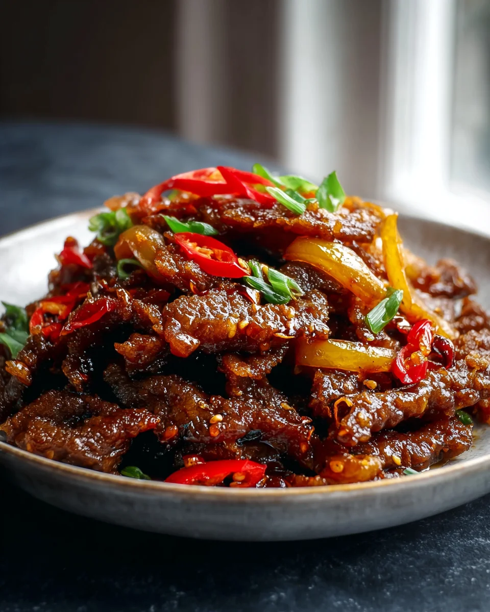 Knuspriges Chilli Beef: Süß-sauer & unwiderstehlich lecker!