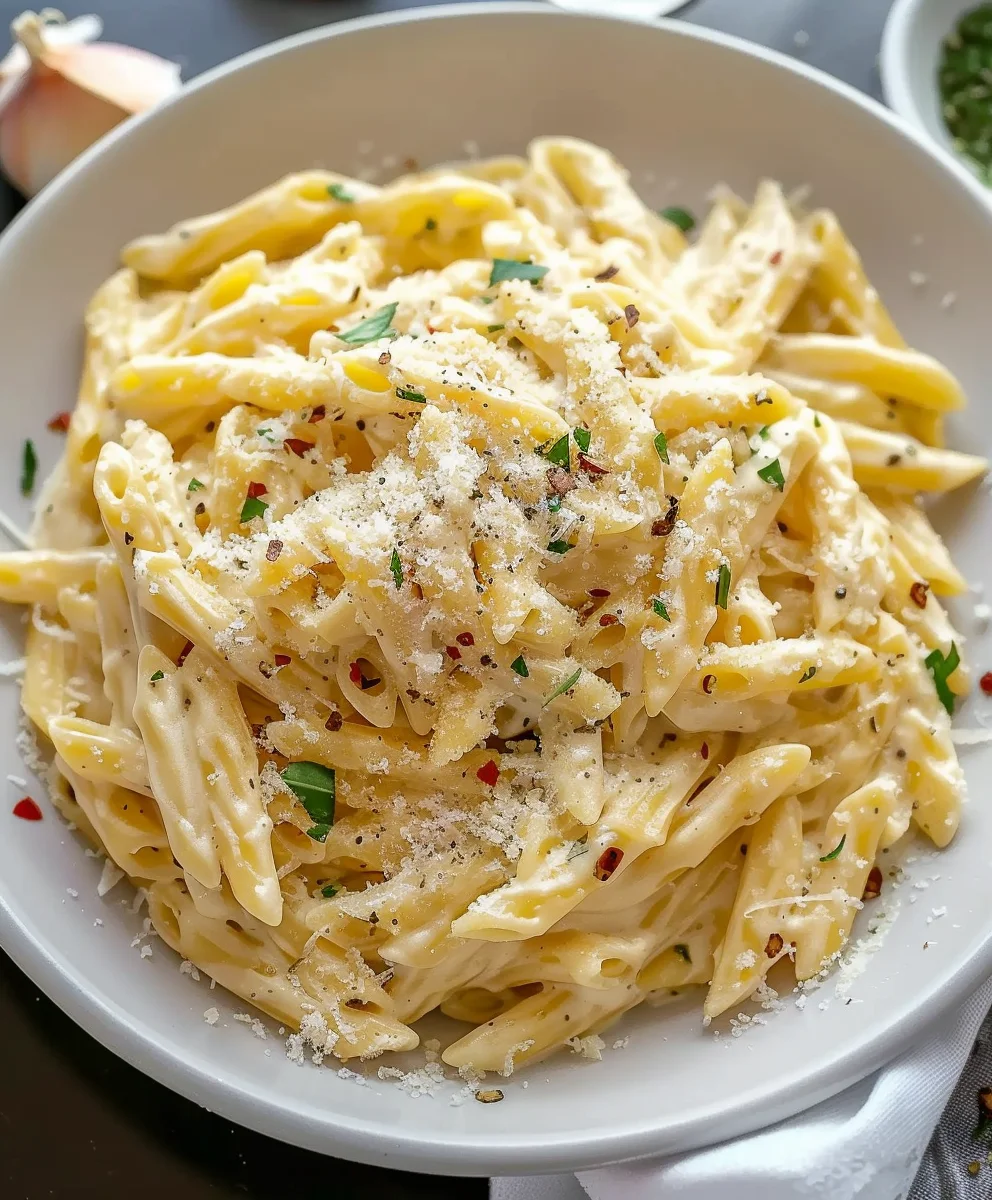 One-Pot Cremige Knoblauch Pasta – schnell, einfach, lecker!