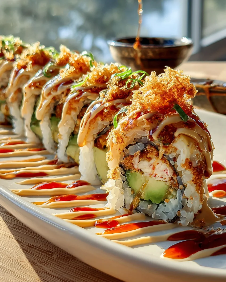 Knusprige California Crunch Roll Sushi zu Hause – Einfach & Lecker!