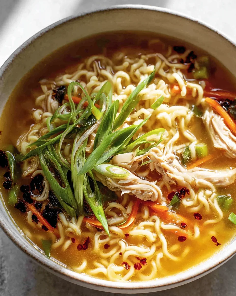 Aromatische Knoblauch-Hähnchen-Nudelsuppe: Soulfood pur