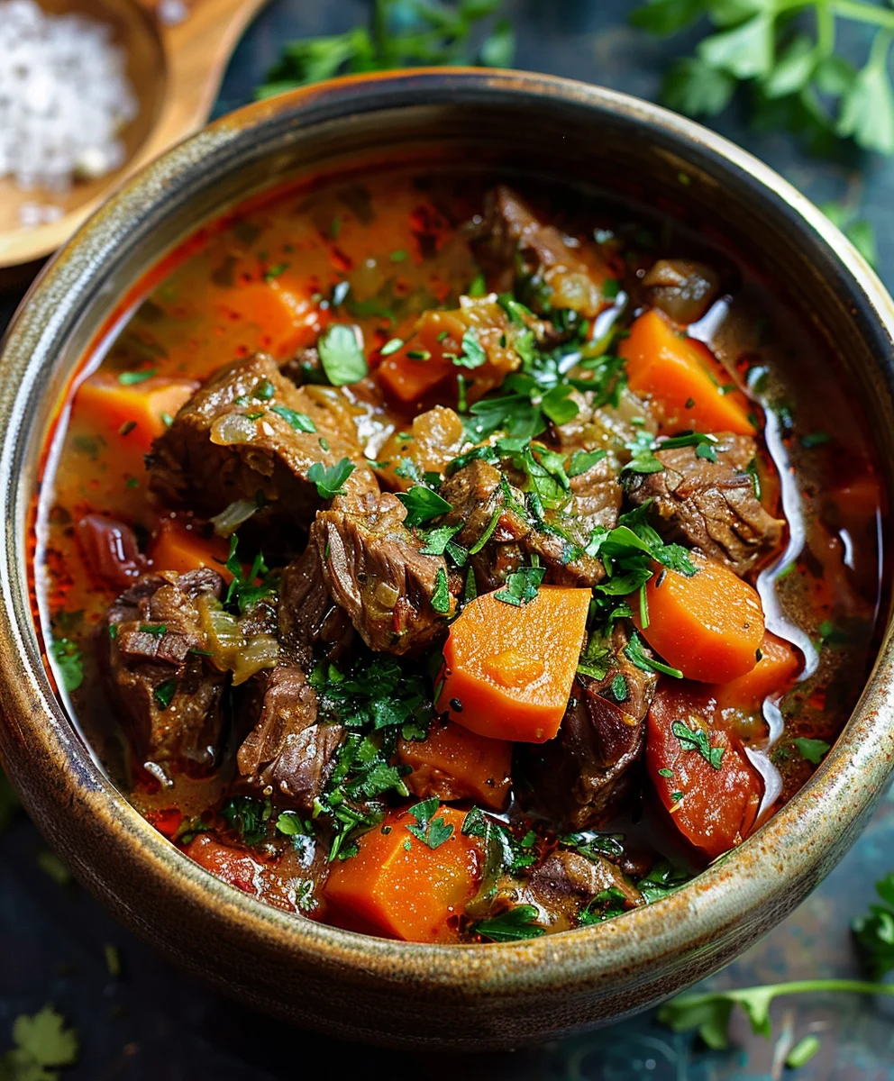 Marokkanischer Rindereintopf: Aromatisch, zart & einfach lecker