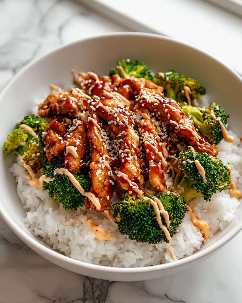 Köstliche Sticky Chicken Bowls – Dein einfaches Abendessen!
