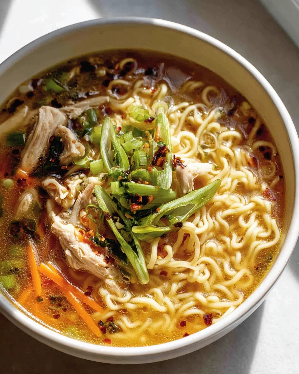 Aromatische Knoblauch-Hähnchen-Nudelsuppe: Soulfood pur