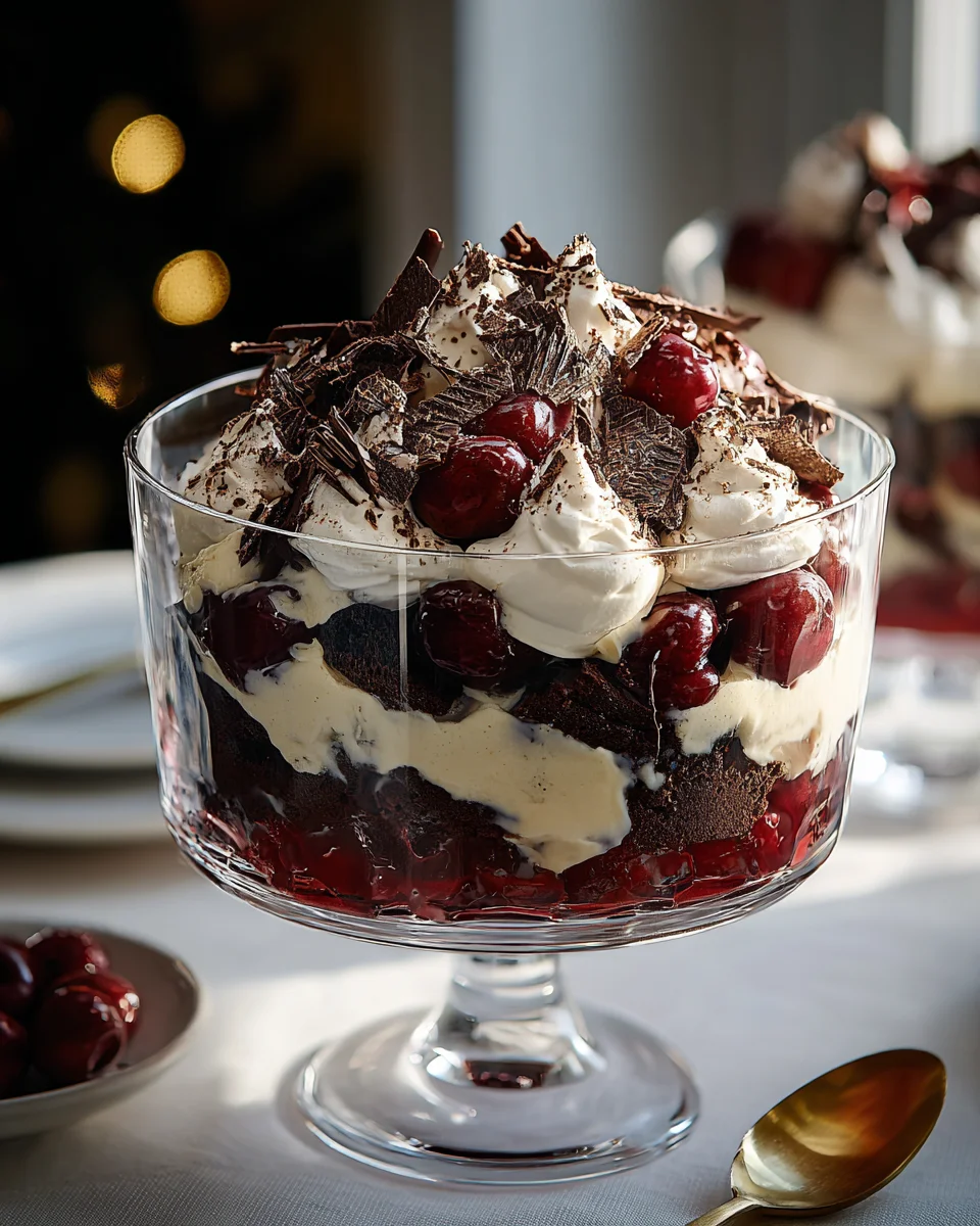 Weihnachtliches Schwarzwälder Trifle – Dein festliches Dessert