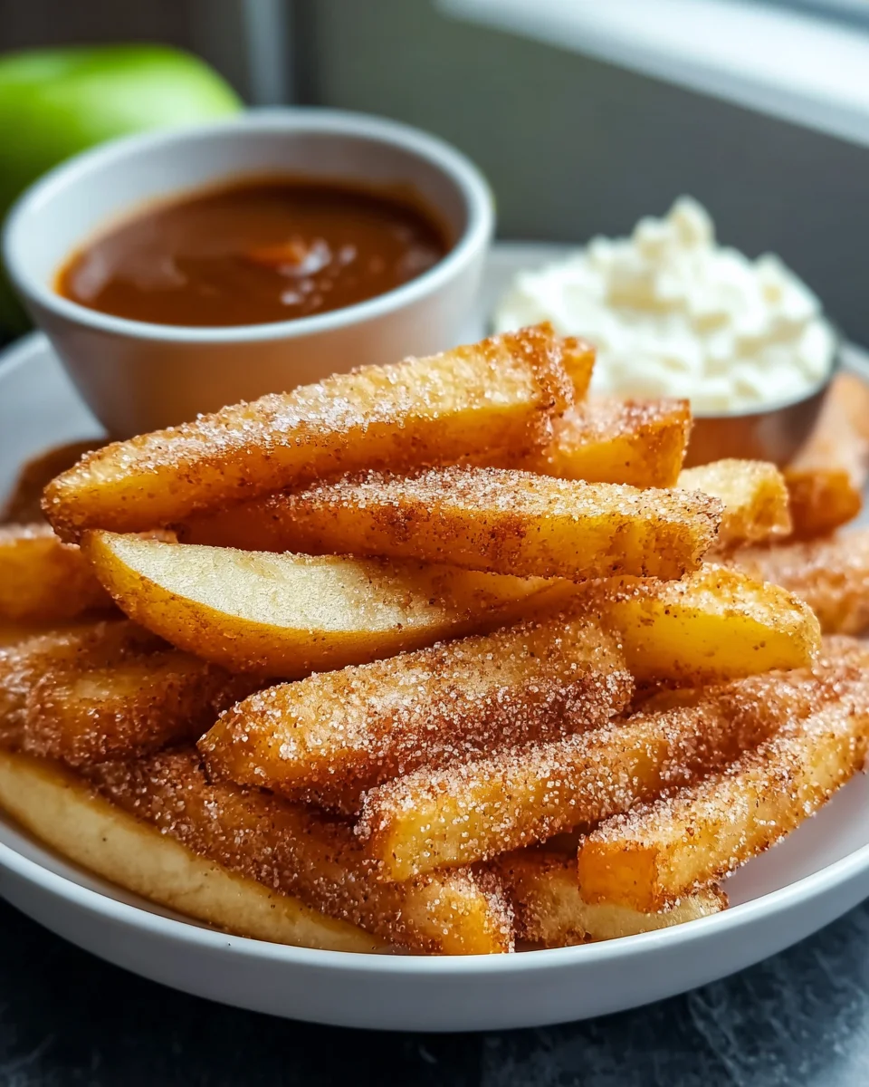 Air Fryer Apfel-Pommes: Knusprig, süß & einfach gemacht!