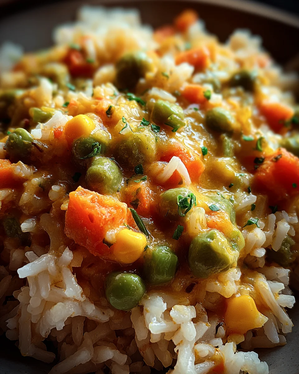 Reis mit Gemüse & Frischkäsesauce: Cremig, Frisch, Lecker!