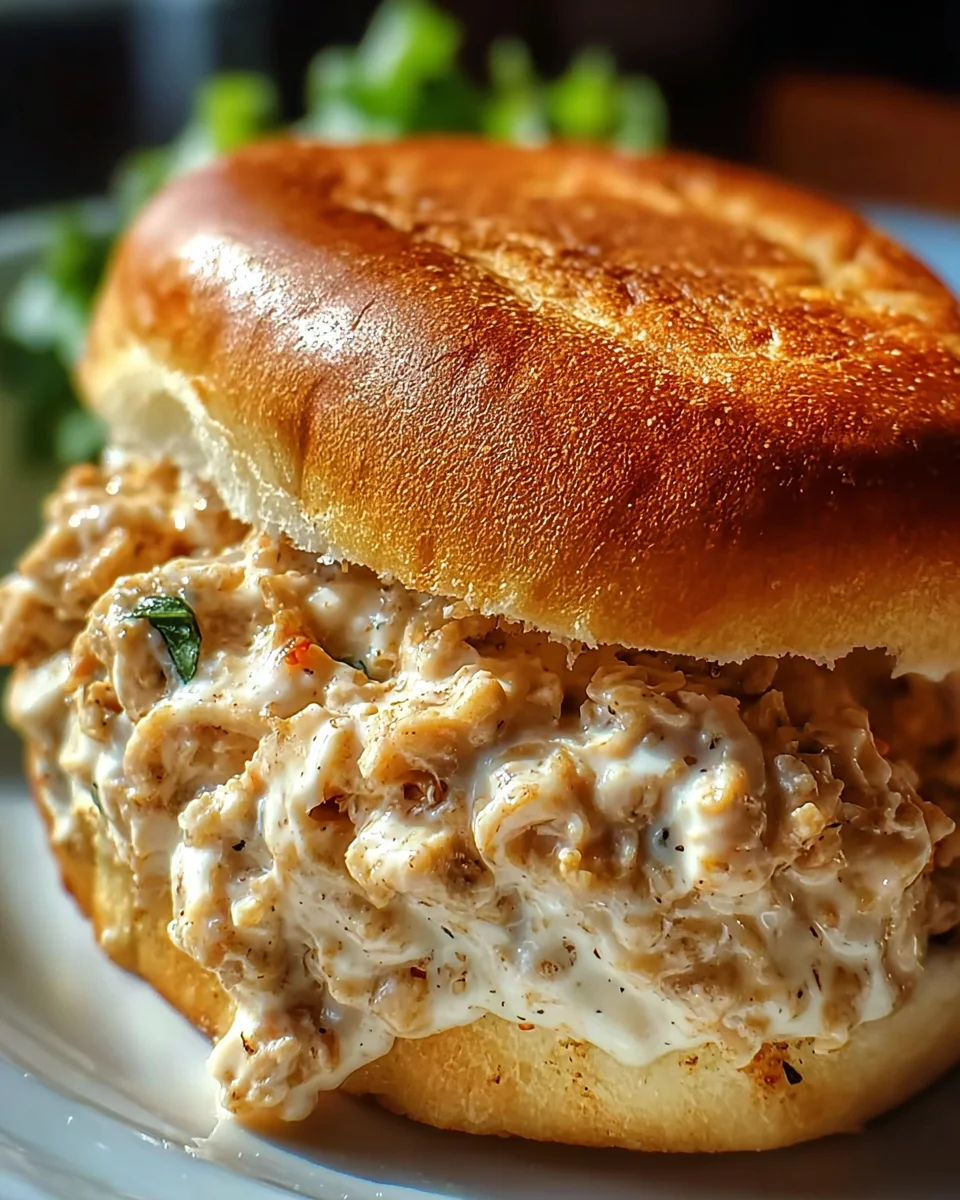 Cremige Chicken Alfredo Sloppy Joes – Schnell & Lecker!