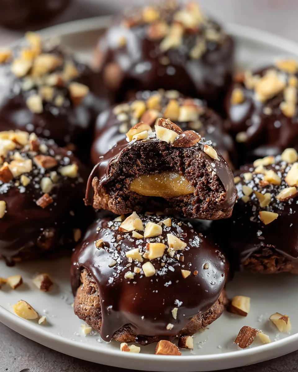 Die besten Rocher Nougat Schoko Plätzchen zu Weihnachten.