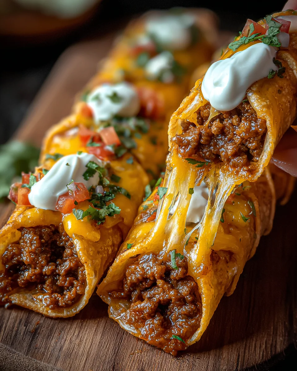 Kaesige Taco Sticks Rezept: Knuspriger Beef-Snack für alle!