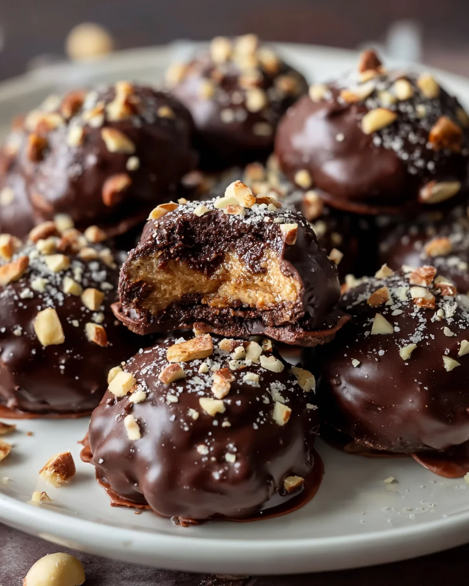 Die besten Rocher Nougat Schoko Plätzchen zu Weihnachten.