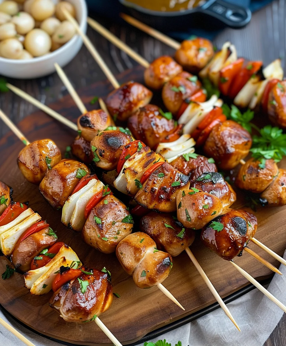 Bayrische Laugenspiesse: Herzhaft, saftig & einfach lecker!