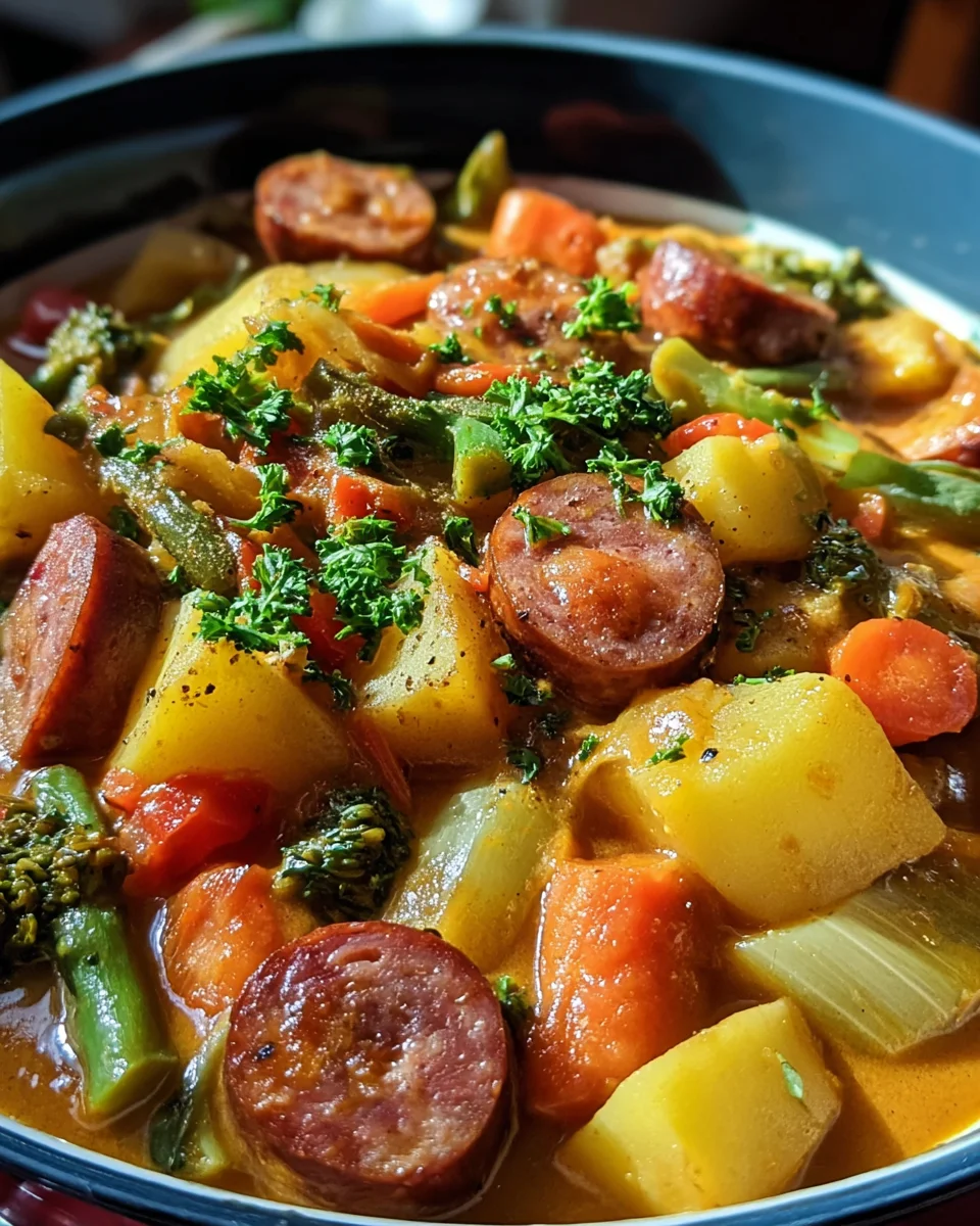 Würziger Kartoffel-Wurst-Eintopf: Herzhaft & Schnell