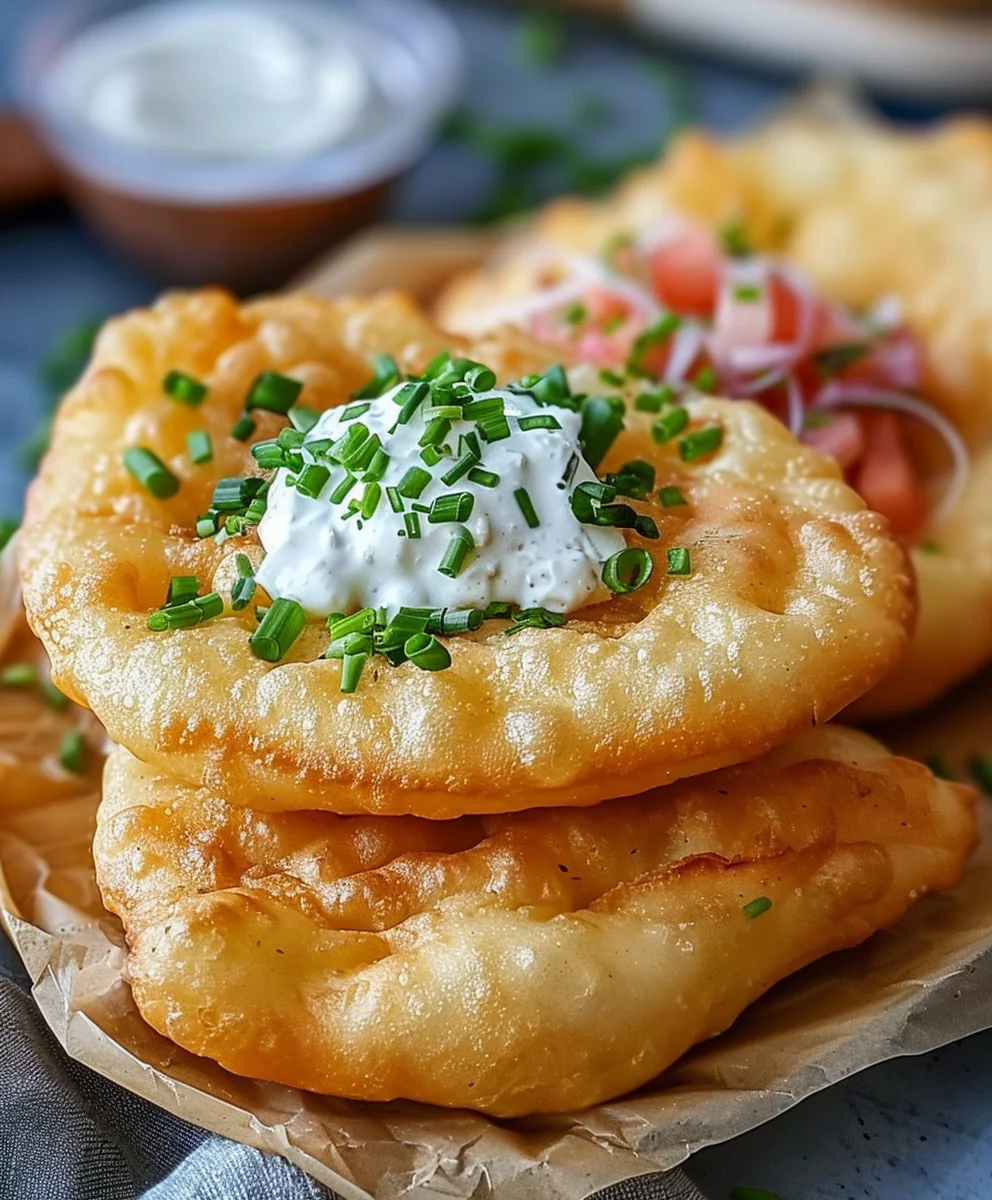 Heissluftfritteuse Langos: Knusprig, schnell & einfach zubereitet