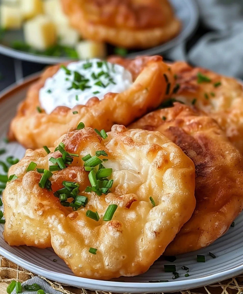 Heissluftfritteuse Langos: Knusprig, schnell & einfach zubereitet