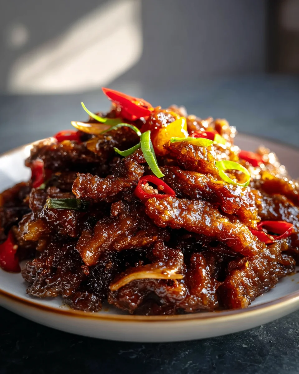 Knuspriges Chilli Beef: Süß-sauer & unwiderstehlich lecker!
