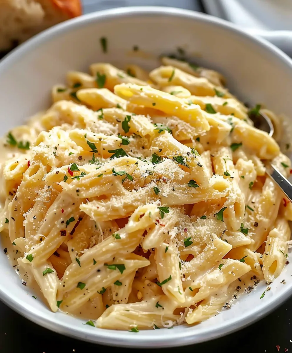 One-Pot Cremige Knoblauch Pasta – schnell, einfach, lecker!