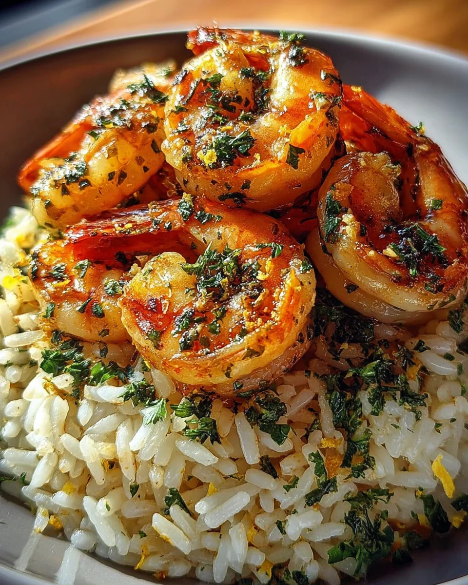 Garnelen Knoblauchbutter Reis: Einfaches Genießer-Rezept
