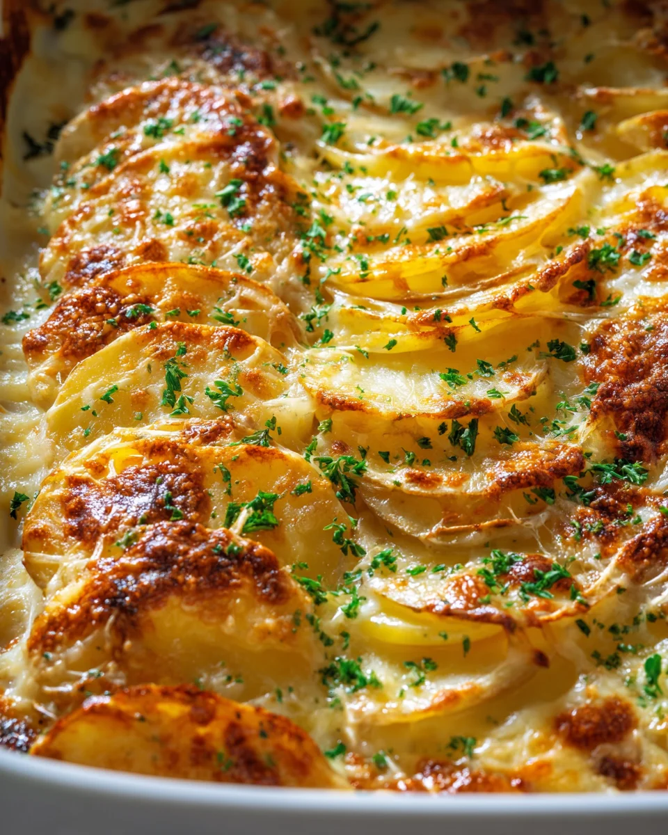 Leckere Scalloped Potatoes: Cremiges Kartoffelrezept!