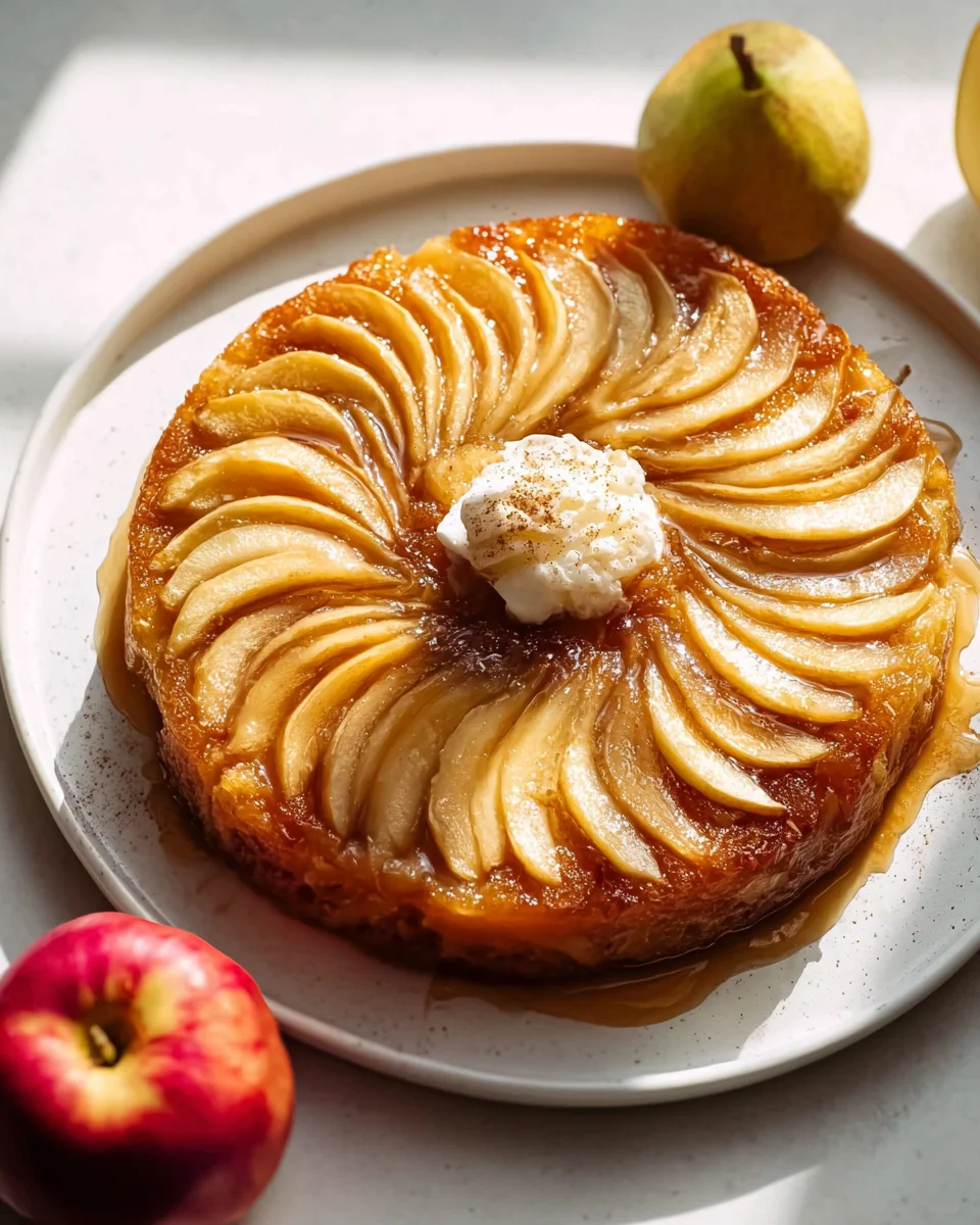 Leckeres Apfel-Upside-Down-Cake Rezept für jeden Anlass!