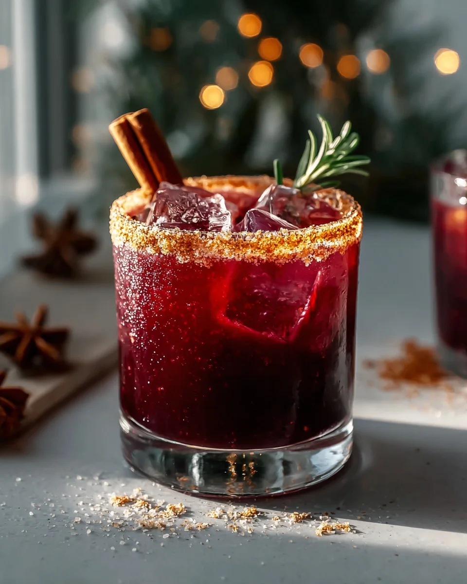 Gewürzte Weihnachts-Margarita: Festlicher Genuss ohne Alkohol