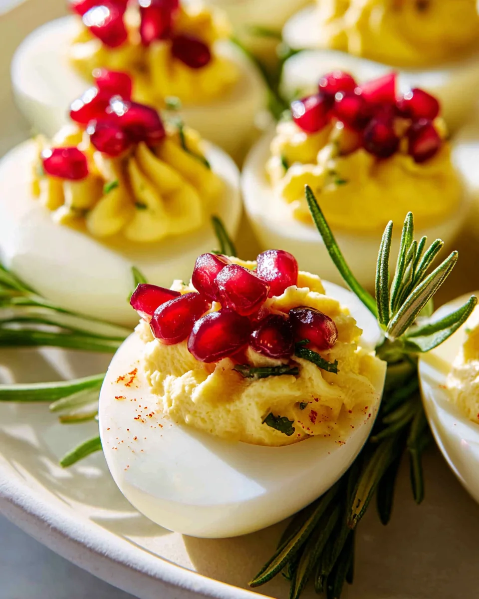 Festliche Deviled Eggs – Leckeres Rezept für die Feiertage!