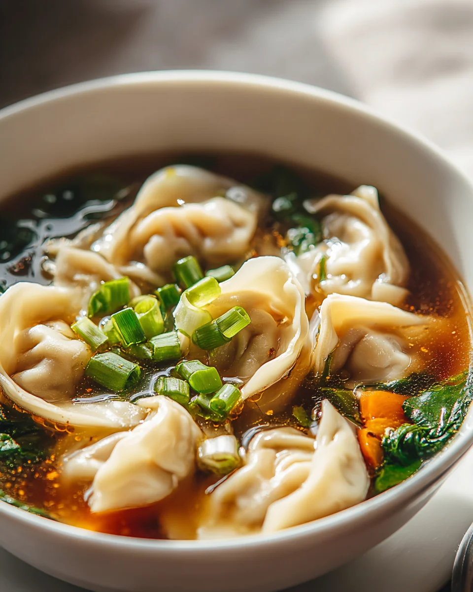 Wärmende Rindfleisch Potsticker Suppe: Eine köstliche Umarmung