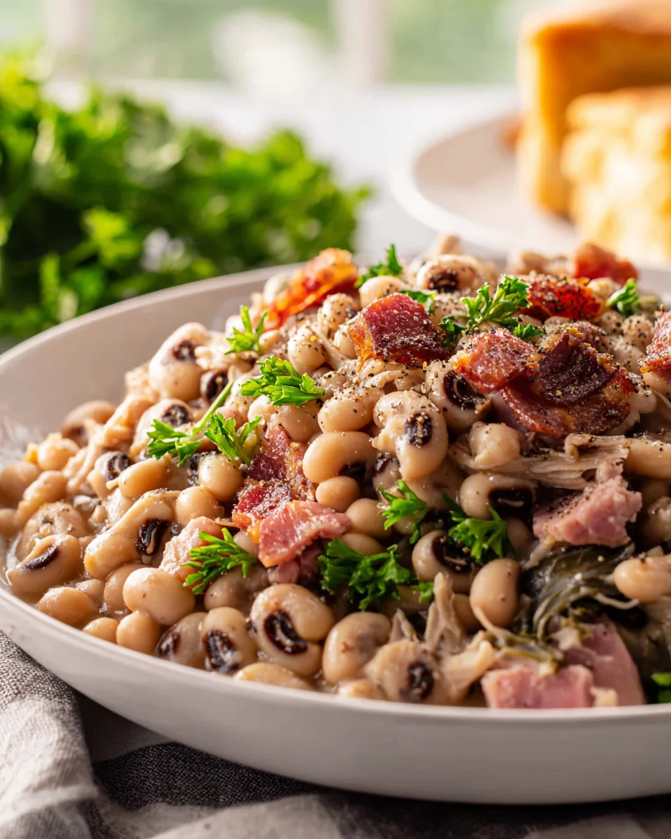 Southern Black Eyed Peas: Herzhaftes Soulfood Rezept