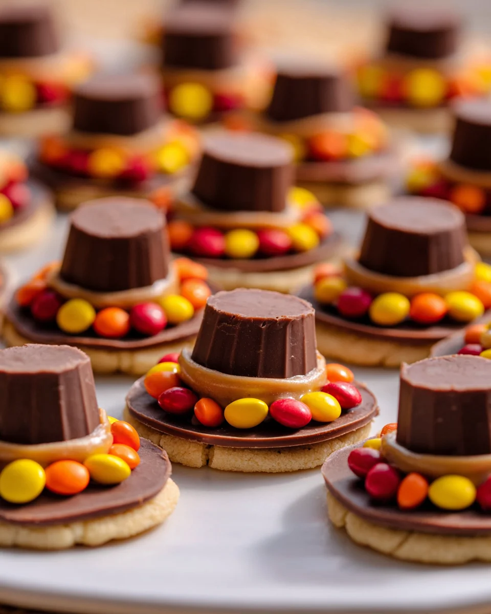 Leckere Pilgrim Hat Cookies für festliche Anlässe!
