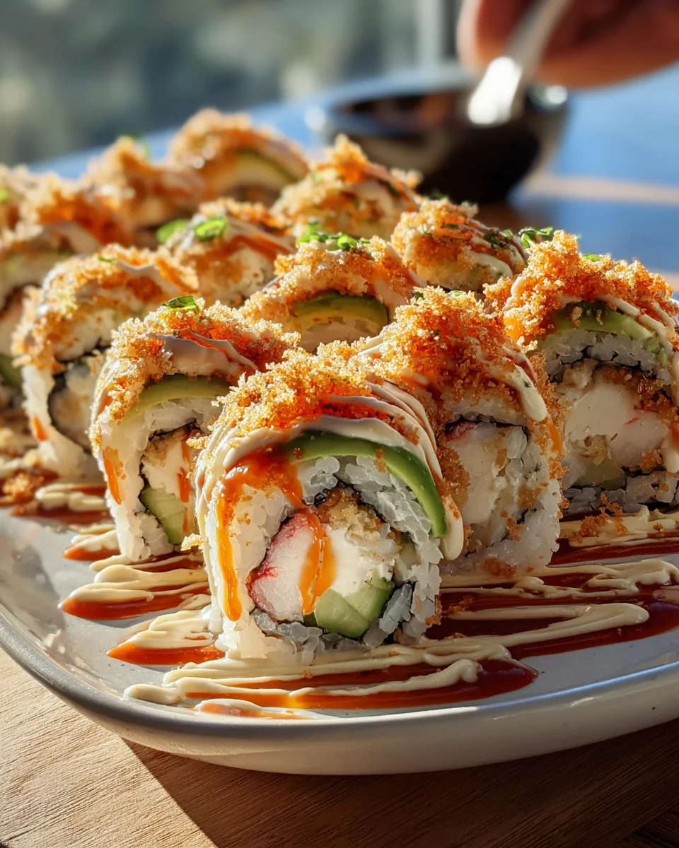 Homemade California Crunch Roll Sushi: Einfach & knusprig!