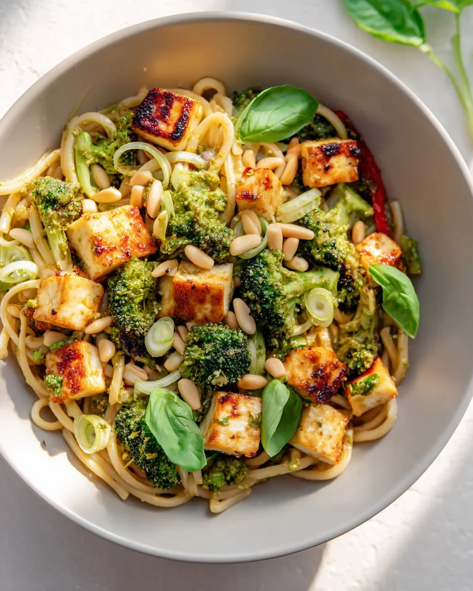 Farbenfroher Halloumi Pasta Salat: Perfekt für Sommerabende