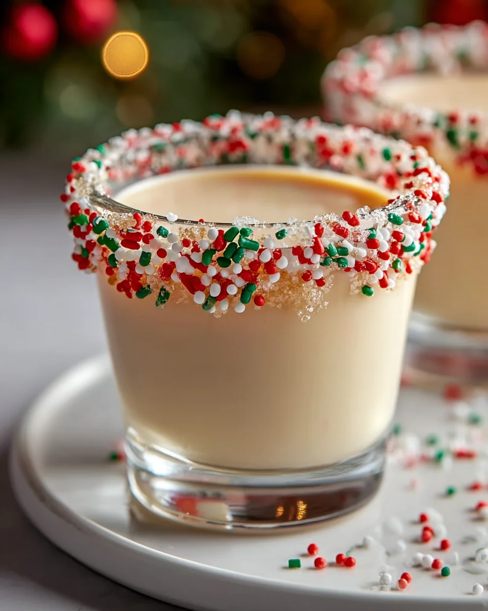 Weihnachts-Zuckerplätzchen-Shots: Fröhlicher Genuss ohne Alkohol!