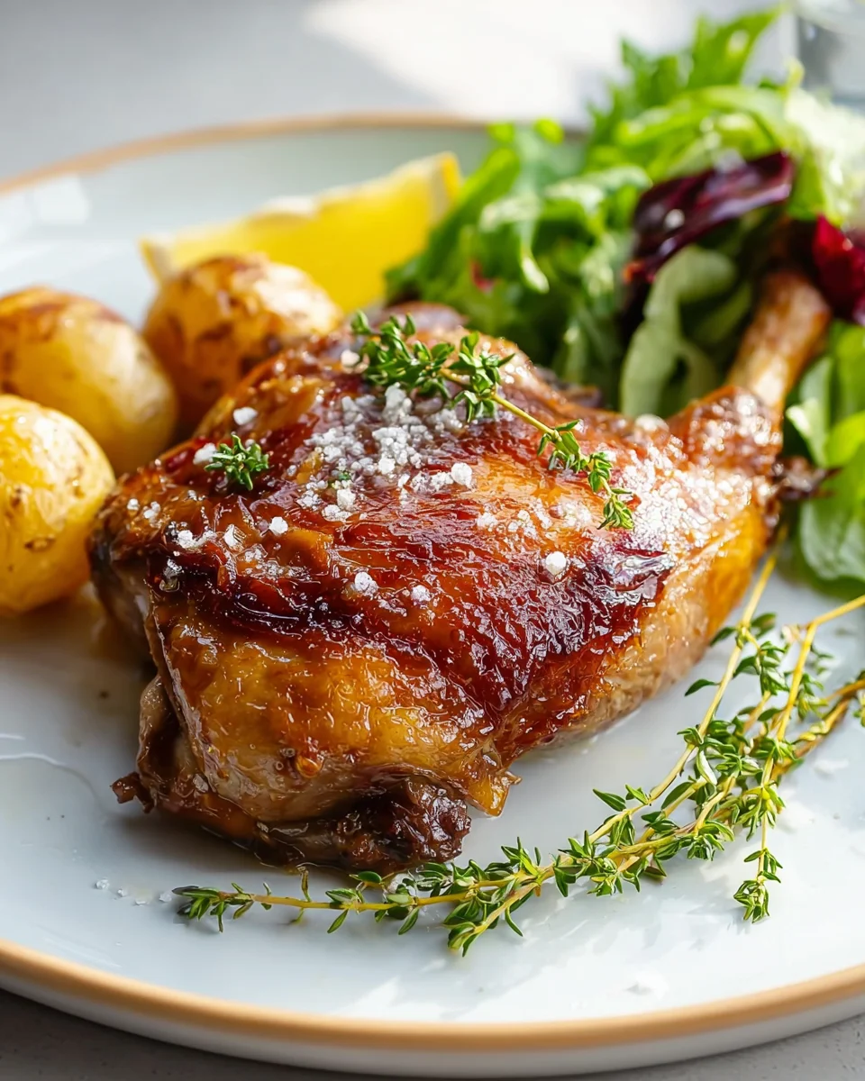 Entdecke das perfekte Entenconfit-Rezept für Feinschmecker!