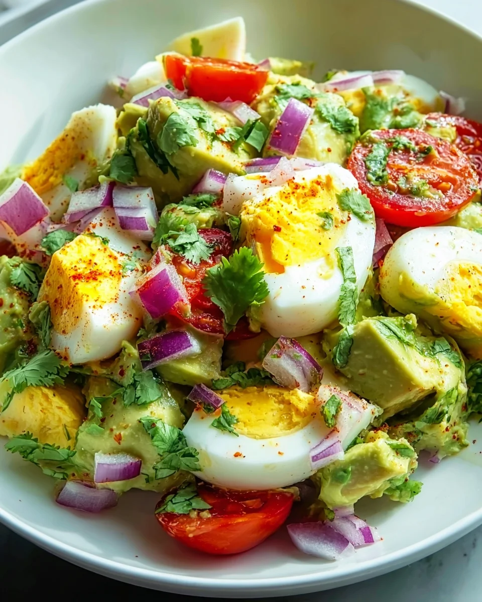 Workout Ei Avocado Salat: Proteinreich, gesund & lecker!